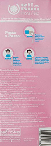 Escova Dental Infantil Hora Feliz, 8714, Klin, Cores Sortidas, 1 unidade