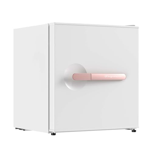 Image of Frigidaire, 1.6 Cu. Ft. Retro Series Compact Refrigerator, Built-In Side Bottle Opener, Soft RoseGold
