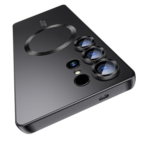Coque Samsung S25 Ultra MagSafe résout les risques de rayures objectifs et chutes Noir