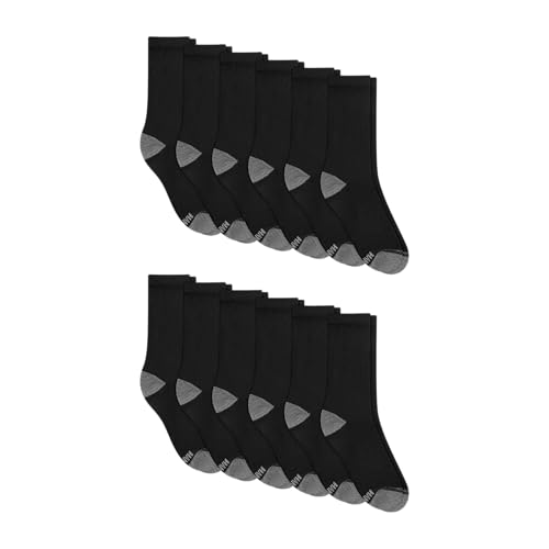 Image of Hanes Men's Socks, Active Cool X-temp Lightweight Moisture-wicking Cushioned Ankle, Crew and No Show, 12 and 14 Pair Packs