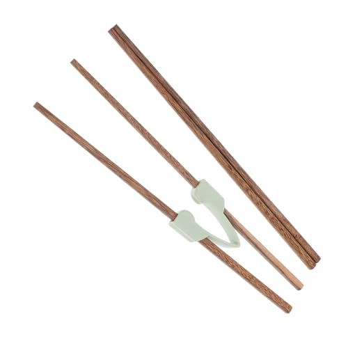 DINHEAROM 2 ペア 箸 再利用可能 木製 再利用可能 箸 大人用 箸 初心者用 大人 箸 ヘルパー トレーニング用 箸 用 中国語 箸 用 箸 Pp