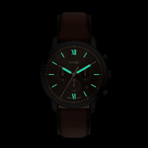 Image of Fossil Neutra Brown Quartz Leather Watch FS6163