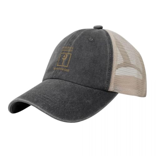 Casquette WHM XIV avec visière incurvée et maille aérée, chapeau ajustable respirant unisexe