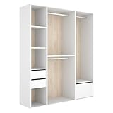 DEKIT Grupo RIMOBEL-Conjunto Armario-VESTIDOR con Trasera Reversible