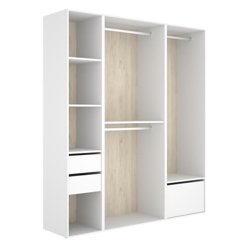 DEKIT Grupo RIMOBEL-Conjunto Armario-VESTIDOR con Trasera Reversible