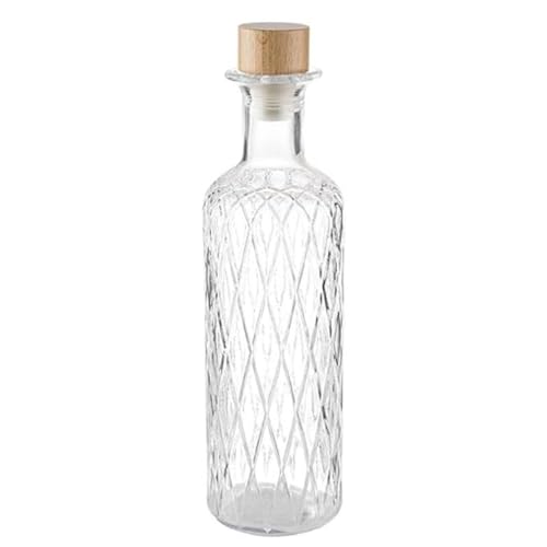 APS Carafe en Verre Diamond Ø 8 cm, Hauteur 28 cm, 0,8 l