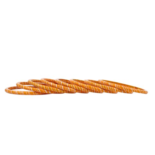 Image of Lac Bangle Set For Women and Girls | Jaipuri Lakh Lehariya Chudi Set | Rajasthani Traditional Chuda |Set of 8