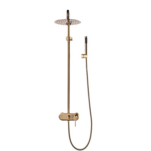 Mitigeur de douche triple fonction avec pommeau effet pluie 8 pouces