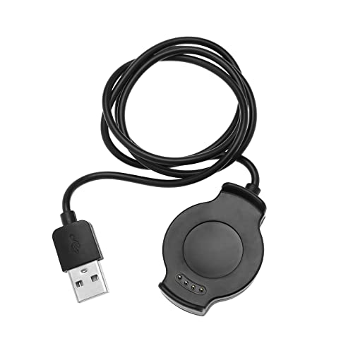 VGOL Smartwatch cavo di ricarica USB orologio sportivo caricatore adattatore di ricambio cavo di ricarica 5 V 0,5 A 80 cm di lunghezza nero compatibile con Huawei Watch 2/Watch 2 Pro