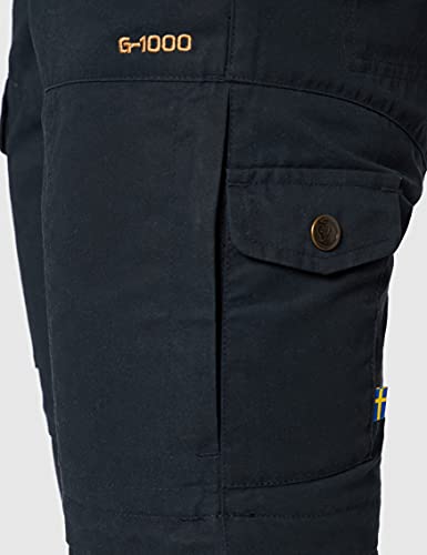 Fjällräven Damen Karla Pro Zip-Off Hose, Dark Navy, 38
