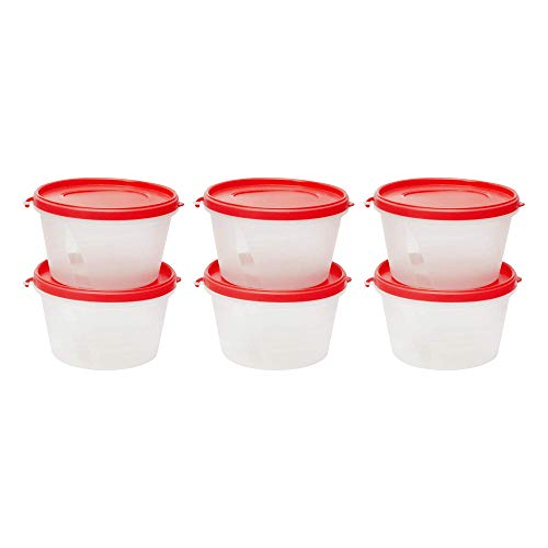 Image of Cutting EDGE Nesterware 750ml Stackable Container (Set of 6, Light Red)