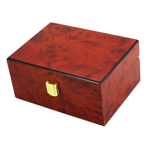 GALPADA 1Pc Elegant Watch Storage Box Premium PU Organizer for Men Women for Home Display Travel Protects From Scratches present for Watch Enthusiasts