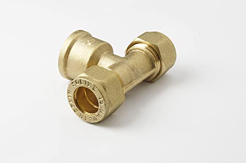 Arcanaute - Raccord laiton bicône - Té bicone 3/4" (20/27) Femelle - Cuivre Ø18 - Arcanaute Cover