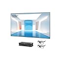 AWOL VISION LTV-3500 4K UHD Ultra Short Throw Triple Laser Projector with Dolby Vision & Atmos, Active 3D, 150", HDR10+, UST Laser TV Projector (LTV-3500+D100+DG002?)