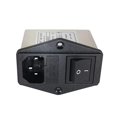 Doppelsicherungsschalter der Serie RV170-S, IEC-Steckdosen-Netzfilter, 110 V, 220 V, störungsfrei(3A RV170-3-S)