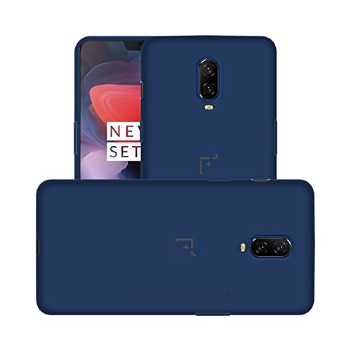 Image of Case Creation Liquid TPU Silicone Cover for Oneplus 6T Soft Case,Anti-Dirty Slim Case Frosted Matte Cute Candy TPU Raised Bezel (Splash of Color) Back Case Cover for Oneplus6T -Navy Electric Blue