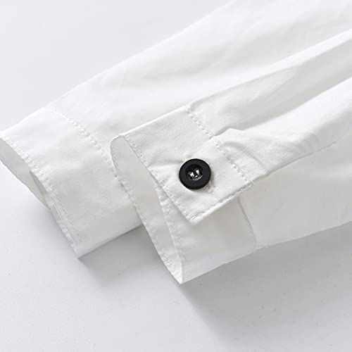 Toddler Baptism Outfit For Boy Baby Dedication Christening Outfit Dress Shirt Bowtie Suspenders Pants Infant Wedding Tuxedo Gentleman Christmas Matching Family Easter Outfit Black + White 6-12 Months #TOP3