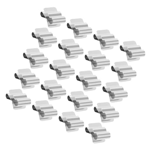 CIYODO Pcs Stainless Steel Cable Mounts for Solar Panel Wire Holder Clips Cable Crimp Crimps Solar Wire Clips