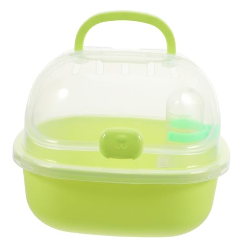 Totority Small Pet Carrying Box Portable Hamster Carrier Cage for Travel Outdoor Use Design Compact Hamster Supply for and Comfortable Transport