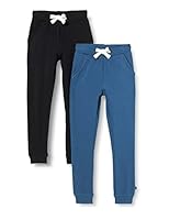 MAGIC KIDS WEAR Jogginghose Kinder und Babies aus Baumwolle, 2er Pack Black/Blue (106), 104
