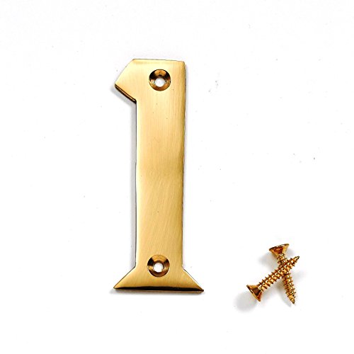 Bulk Hardware BH04268 Carattere Numerico in Ottone...