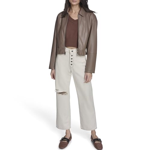 Image of Levi's Women's Faux Leather Bomber With Laydown Collar