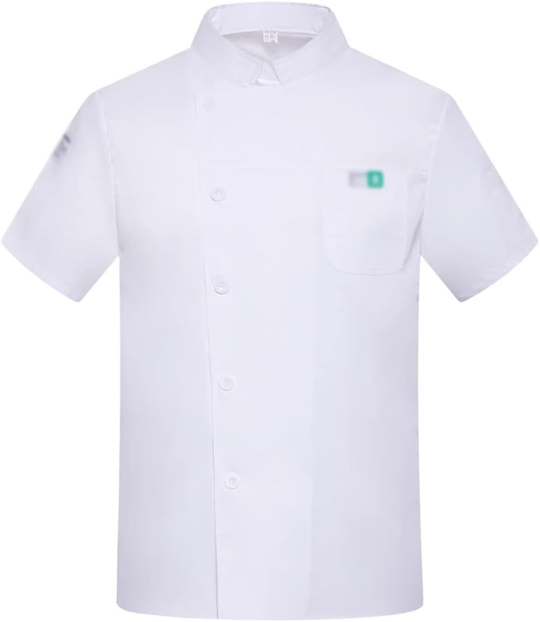 Unisex Classic Chef Coat chef clothes Summer Short chef jacket Breathable Mesh Personalized Customized