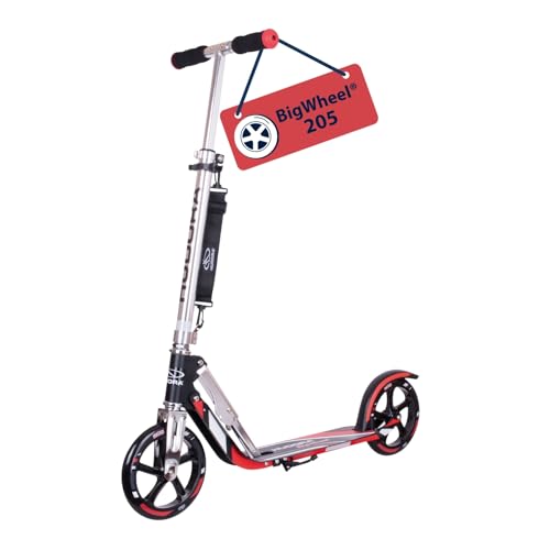 HUDORA BigWheel 205 Scooter - Stabiler Aluminium-Roller -...