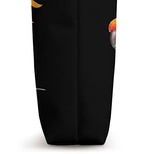 Bolso tipo tote con diseño de loro Sun Conure y sol radiante miniatura 3