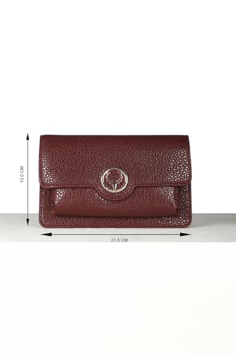 Image of Allen Solly Womens Textured Structured Sling Bag