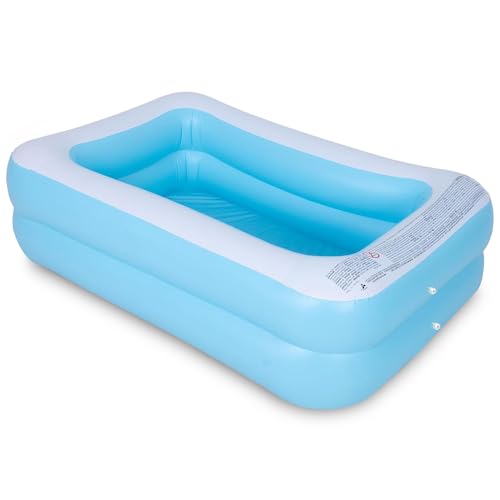Aufblasbares Planschbecken,120X88cm Swimmingpool,Schwimmbecken,Aufblasbare Pool,Planschbecken,Aufblasbarer Pool,Tragbare Badewanne