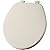 Church 540EC 346 Round Closed Front Toilet Seat in Biscuit