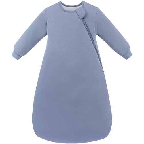 Image of PurComfy Supersoft Baby Premium Bamboo Viscose Long-Sleeve Wearable Sleeping Bag Sack Blanket 1.0 TOG