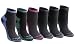 Dickies Women's 6 Pack Dritech Quarter Socks, Black Assorted, 6-9 shoe size (Pack of 6)
