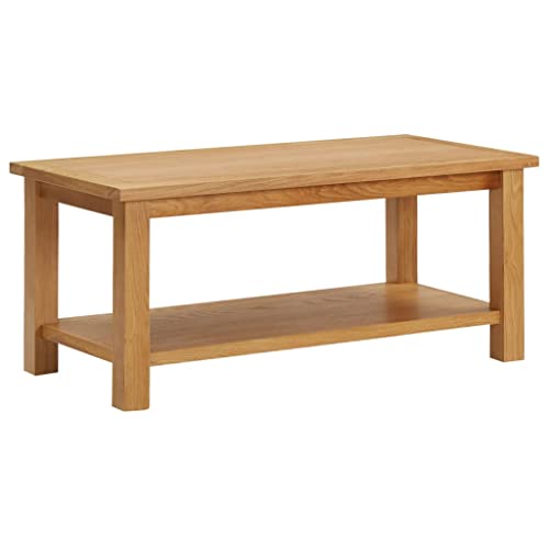 Table basse chêne massif au design moderne et finitions premium