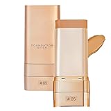 Luminous Dual-Ended Concealer Foundation Stick, Flawless & Long-Lasting Dual-Ended Foundation Stick, 2-in-1 Contouring Full-Coverage Cream Foundation for a Flawless Finish (05-CHOCOLATE)