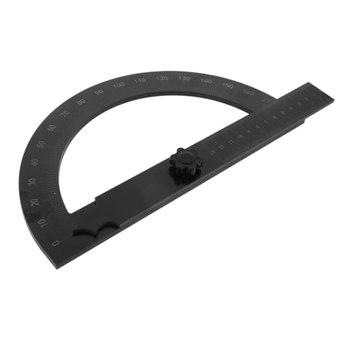 Lurrose Woodworking Tool Accessories Miter Gauge for Wood Cutting Circular Saw Guide Metal Angle Finder Protractor