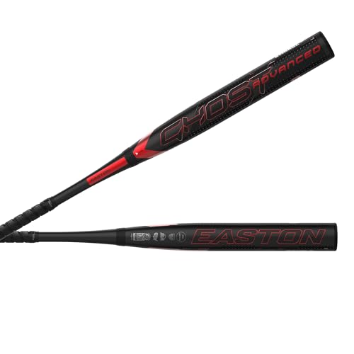 Easton | Bate de sóftbol de lanzamiento rápido avanzado fantasma | -8 | 33 pulgadas