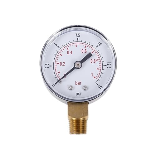 Manomètre basse pression à cadran 50mm pour un contrôle précis du carburant et de l'huile
