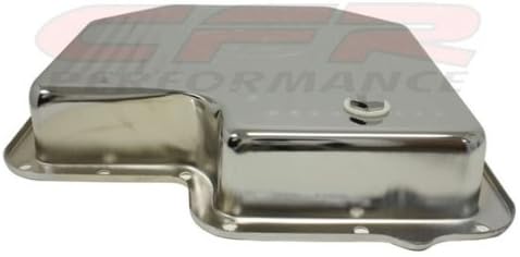 Chrome Steel Transmission Pan – Stock Capacity – Fits Ford C6 Automatic Transmissions