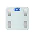 LKK-KK. Ważenie skala Bluetooth Skala łazienkowa, skala masowa tłuszczu ciała, naukowa inteligentna waga elektroniczna Dioda LED, 180 kg, biały