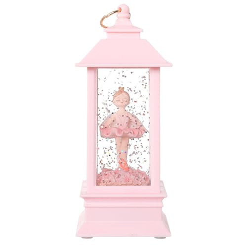 Qfdiwr Lampada Da Tavolo Da Balletto 5,2 X 5,2 X 13 Cm Ornamenti Da Scrivania Da Comodino Da Salone Della Batteria,Resina,Ballerina Portatile Per Il Comodino Del Soggiorno,Decorare La Tua Casa Con