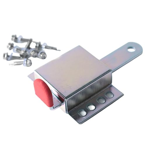 1 Pack, Heavy Duty Garage Door Locks, Color Galvanized Steel, Manual Inside Locking Latch for Garage