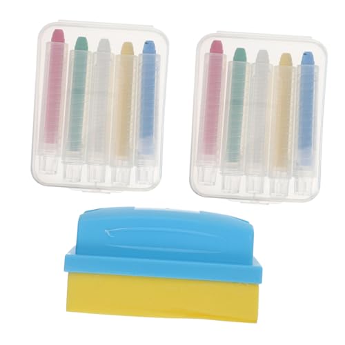 healvian 10個 カラー チョーク 用 K板 ストリート チョーク K板 ペイント 教室 鉛筆 お絵かき カラー