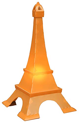 R&M Coudert TE5 - Lámpara de Techo, diseño de Torre Eiffel, Color Naranja