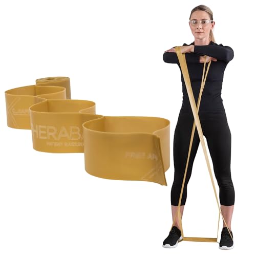 Image of THERABAND CLX Resistance Band with Loops, 5 Feet, Silver, Super Heavy, Non-Latex, Elastic Band for Exercise, Mobility & Rehab, Stretching, Home Workouts, Color-Coded for Easy Resistance Levels