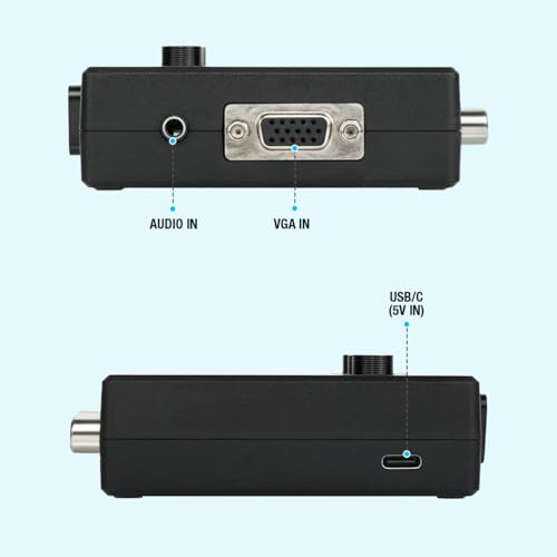 Image of BITFUNX RGBS /VGA /SCART to Component Adapter - Supports R /G /B Single Channel Color Adjustment, Plug & Play Video Game Converter with No Lag, for Retro Game Console