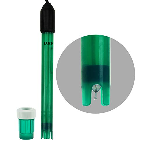 ORP Elektrode Austauschbar BNC Steckdose Sonde zum ORP Prüfer Meter Regler 300cm Lange Kabel Aquarien, Panzer, Teiche Messung