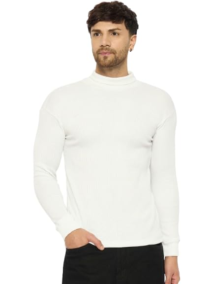 Men's Cotton Wool Stylish Turtle Neck Sweater |Pullover Full Sleeve Warm, & Stretchable Winter Wear for Casual and Office Winter Sweater for Men
