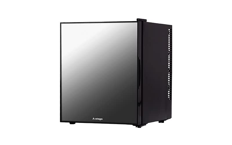 Amazon.co.jp: A-Stage 1ドア冷蔵庫 32L ペルチェ式 ミラーガラス